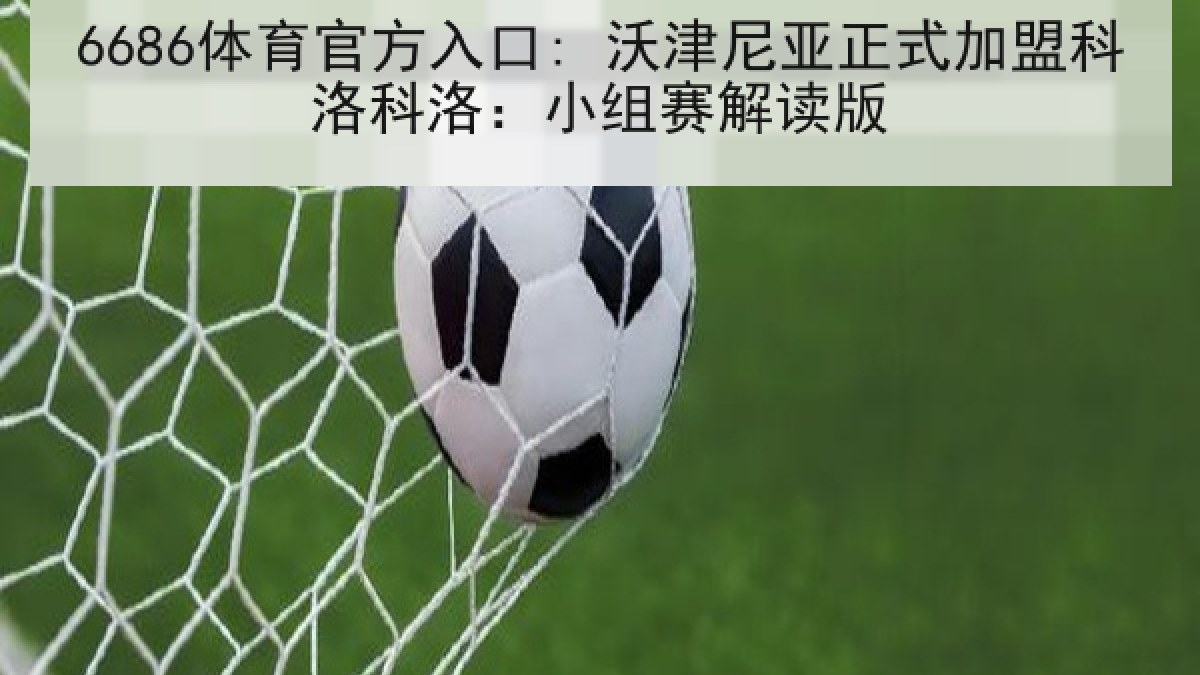 6686体育官方入口: 沃津尼亚正式加盟科洛科洛：小组赛解读版
